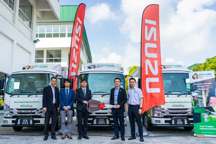 ISUZU TRUCKS – THE PREFERRED CHOICE FOR CITY-LINK EXPRESS TO MAINTAIN FAST & RELIABLE DELIVERY SERVICES